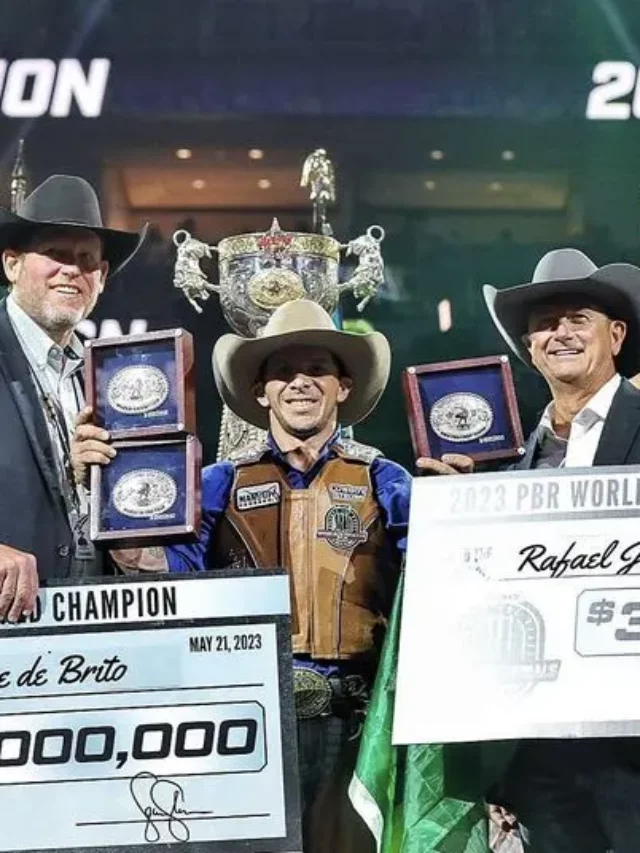 Rafael José de Brito é campeão mundial de rodeio nos EUA
